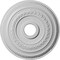 Ekena Millwork Oldham Ceiling Medallion (Fits Canopies up to 8 5/8"), 18"OD x 3 3/8"ID x 7/8"P, Primed White CM18OL1 - alternate 1